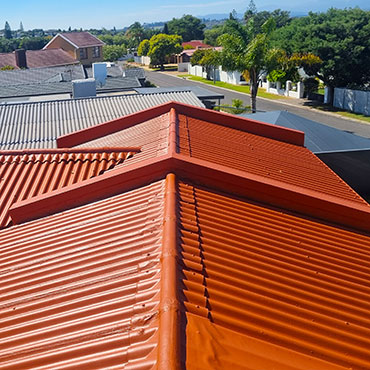 Waterproofing on Nutec Big 6 roof by Eco Rubber Cape